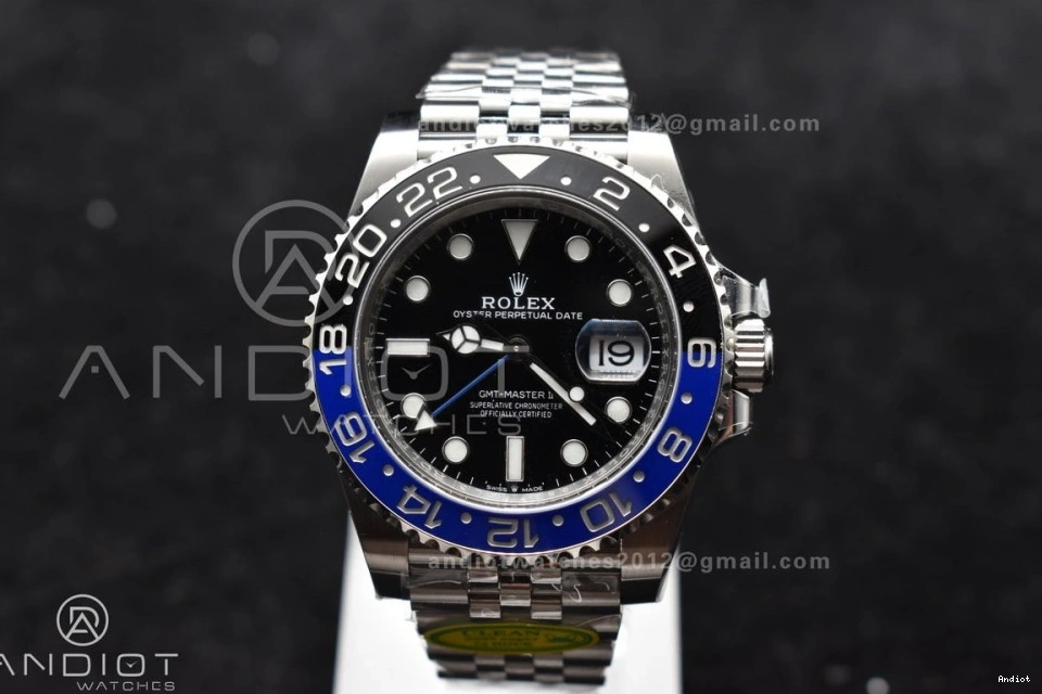II BLNR 126710 CHS Jubilee Best Edition DD3285 Ceramic Blue GMT-Master Factory Black Bracelet on Clean 0321